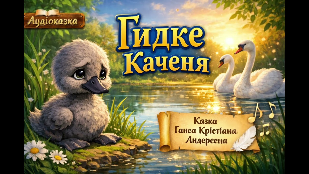 КАЗКА ГИДКЕ КАЧЕНЯ УКРАЇНСЬКОЮ МОВОЮ 🦆