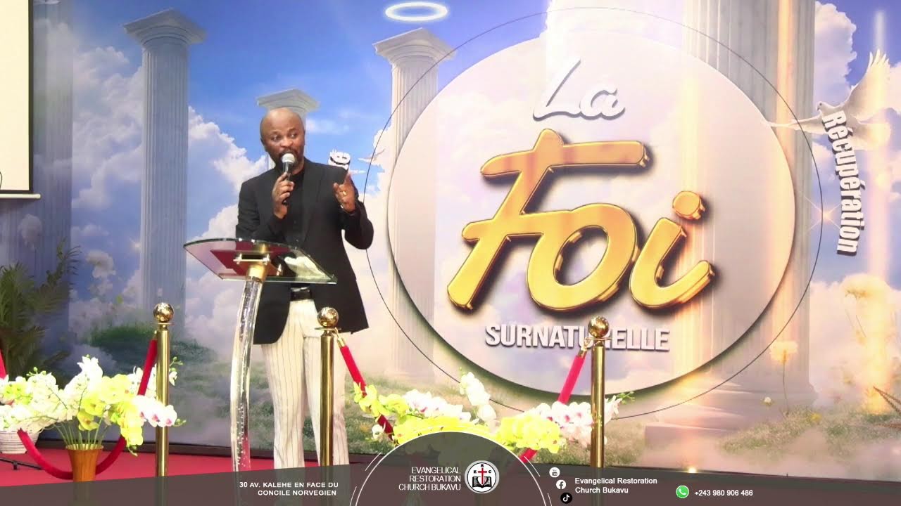 CULTE DOMINICAL DU 18 JANVIER 2026 AVEC LE BERGE DANIEL MUPENDWA//1er CULTE