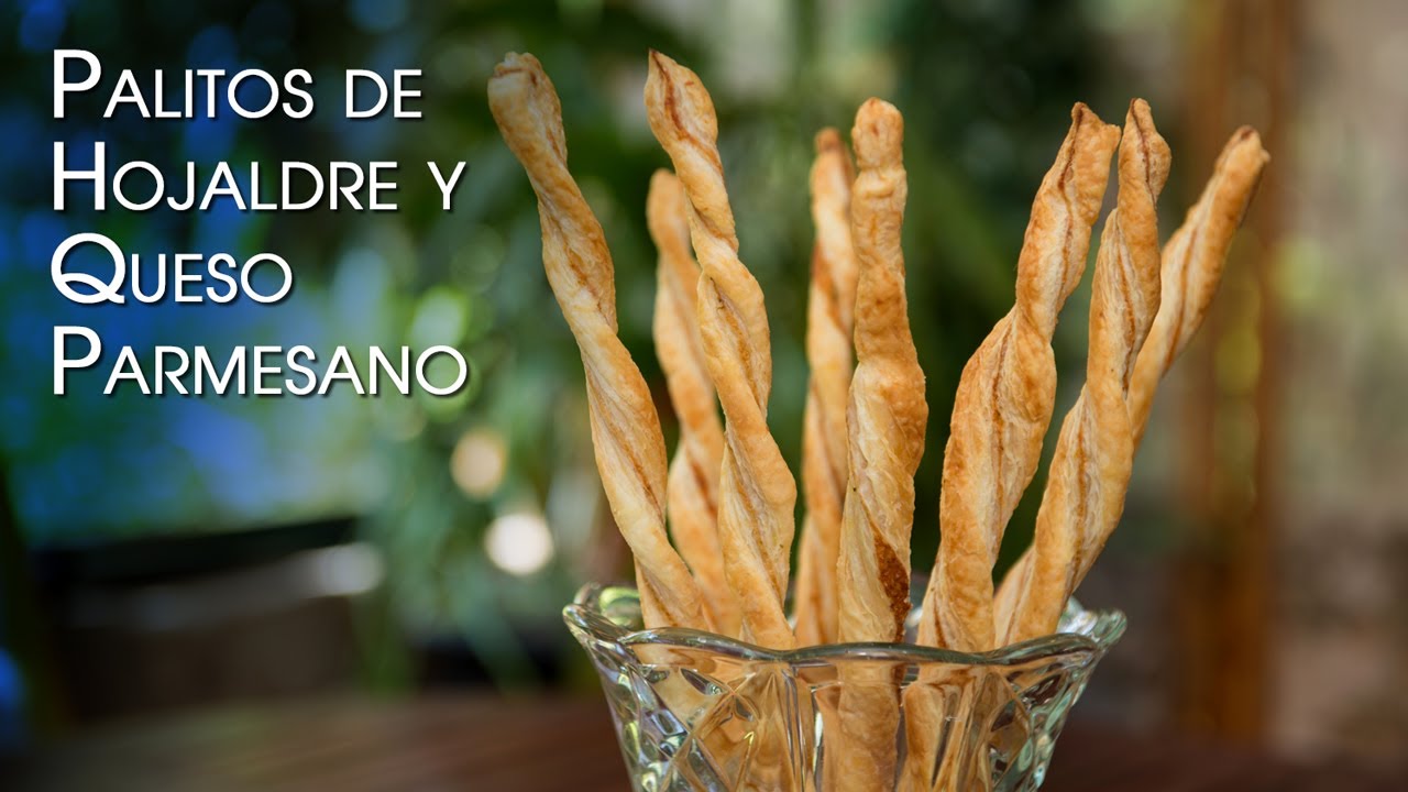 Palitos de Hojaldre y Queso o Parmesan Cheese Straws