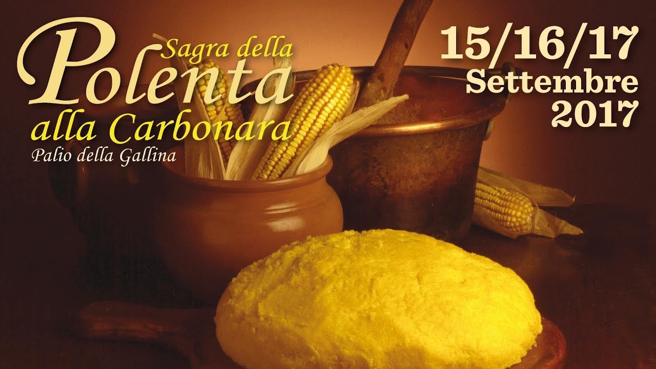 Polenta alla carbonara e Palio della gallina di Tavoleto (2017)