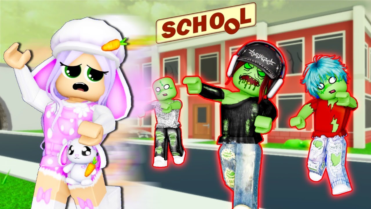 ESCAPE The INFECTED SCHOOL Obby! (Roblox)