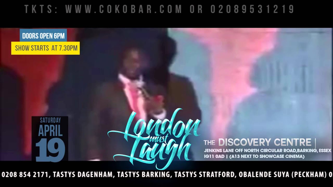 SEYI LAW -  CROCODILE - LONDON MUST LAUGH WITH SEYILAW EASTER SATURDAY 19TH APRIL