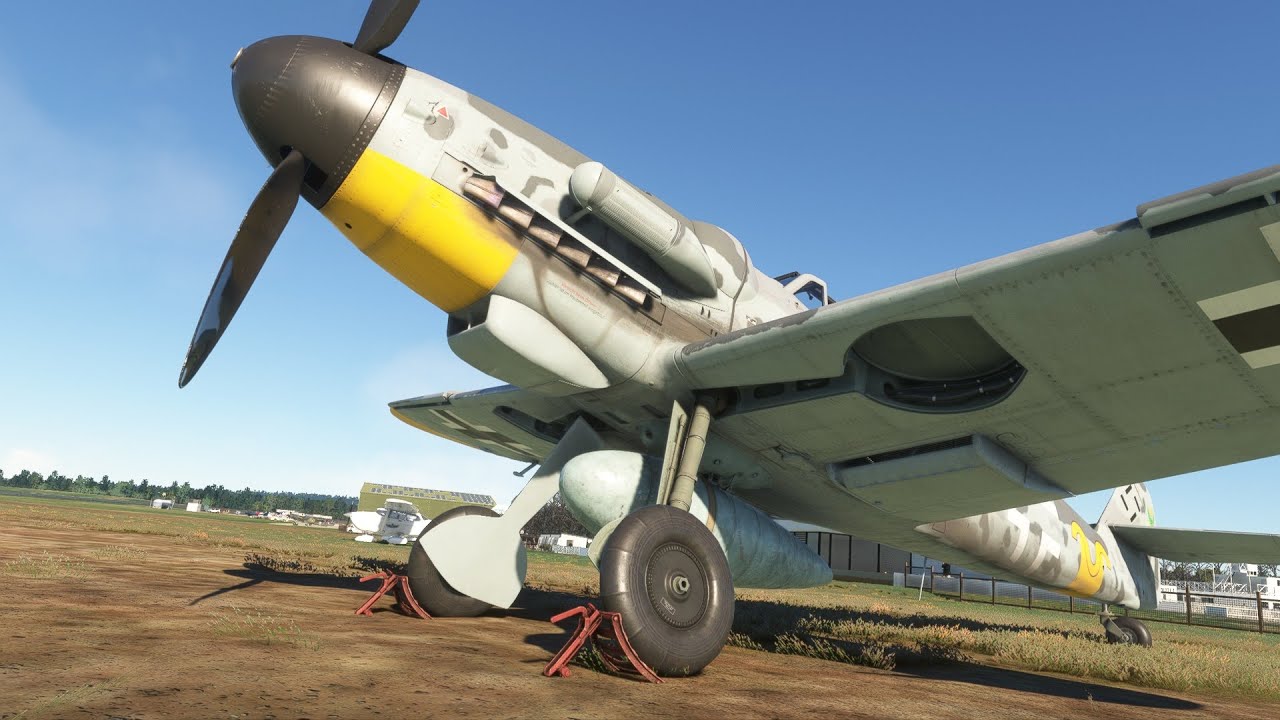 Первый взгляд (для меня) на летающий железный Messerschmitt BF 109 в Microsoft Flight Simulator 2020
