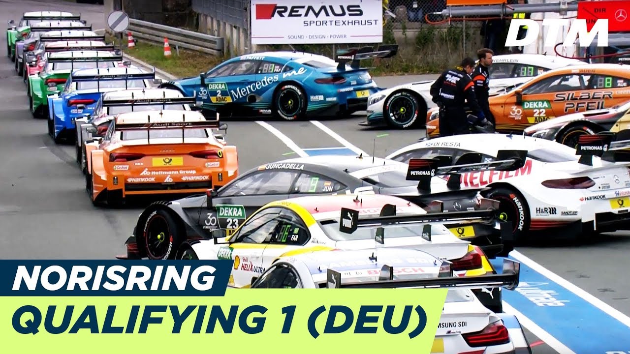 DTM Norisring 2018 - Qualifying Rennen 1 - RE-LIVE (Deutsch)