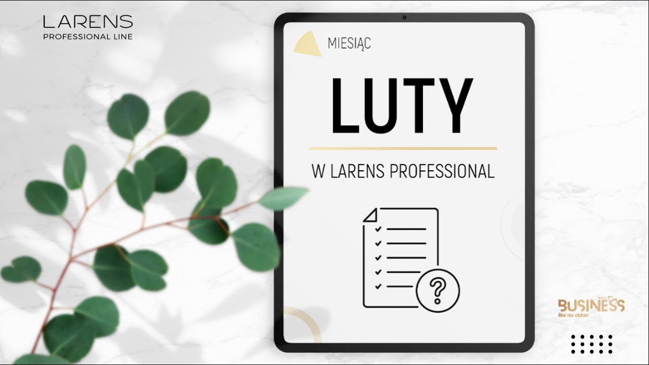 Luty 2026 w Larens Professional – Webinar z Tatianą Adamczyk-Marciniak