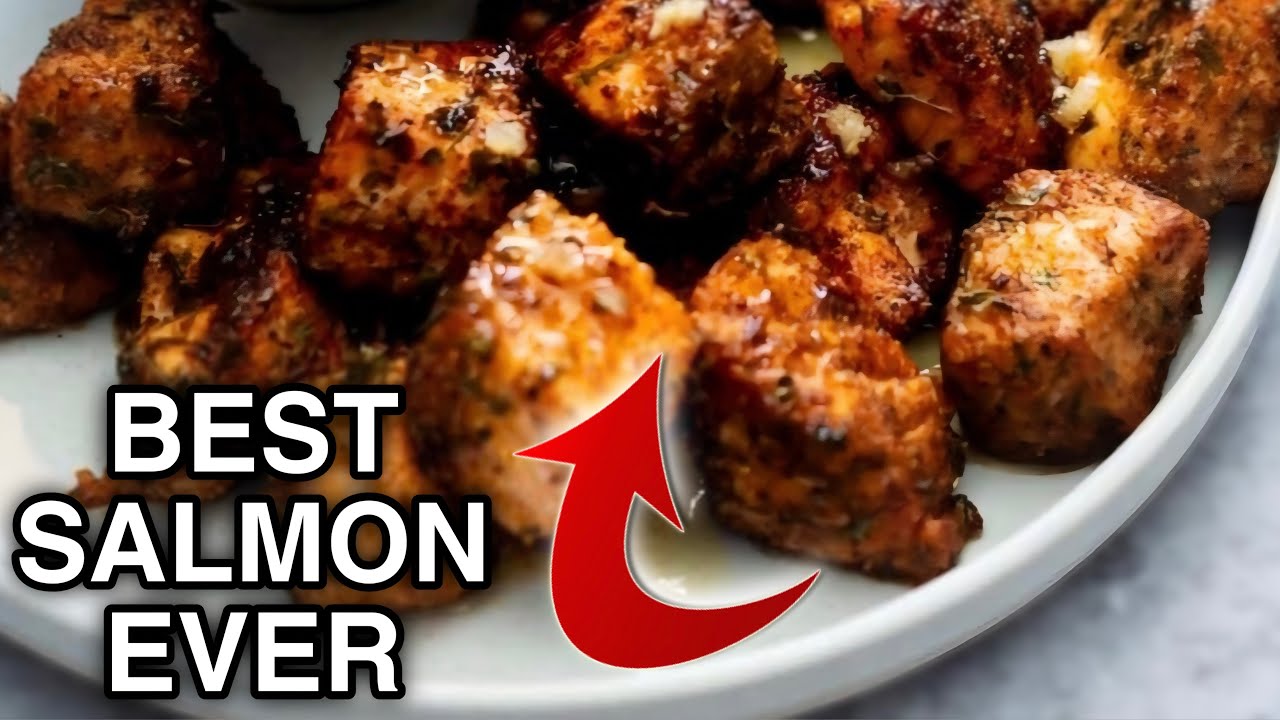 THE EASIEST RECIPE WE EVER ATE | COOKING SALMON BITES @DennisGang