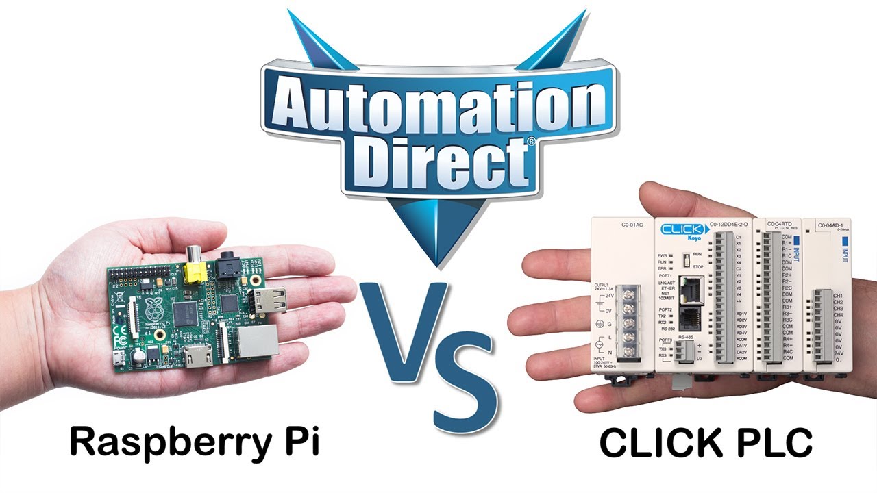 Raspberry Pi vs CLICK PLC from AutomationDirect