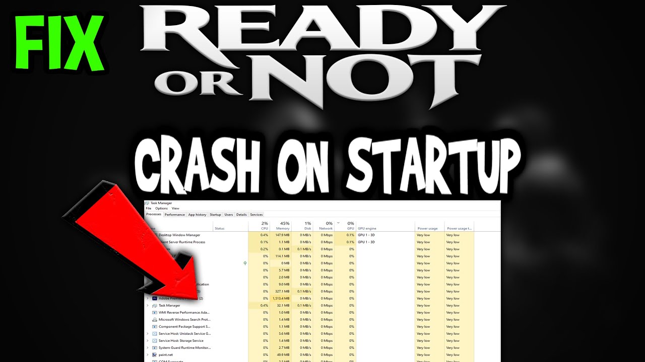 Ready or Not &ndash; How to Fix Crash on Startup &ndash; Complete Tutorial