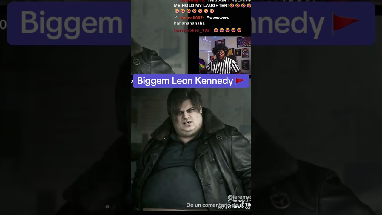 Биггем Леон Кеннеди #residentevilrequiem #leonkennedy #cvgthereferee #horrorgames #coryxkenshin
