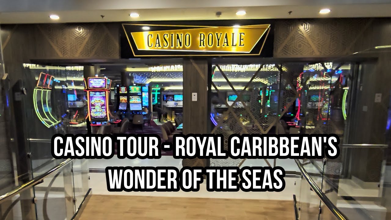 Wonder Of The Seas | Full Walkthrough Tour of the Casino Royale | Royal Caribbean Cruise Line