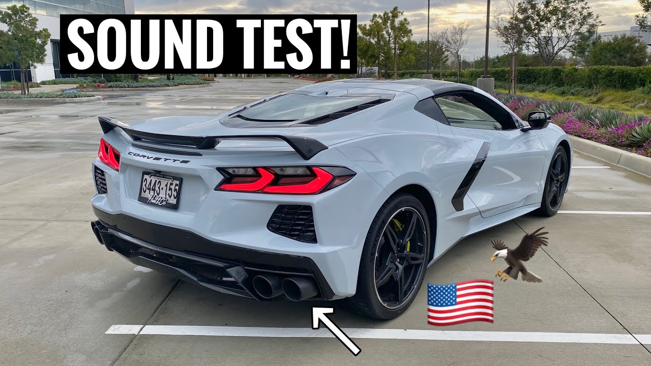 NEW EXHAUST FOR THE C8 CORVETTE!