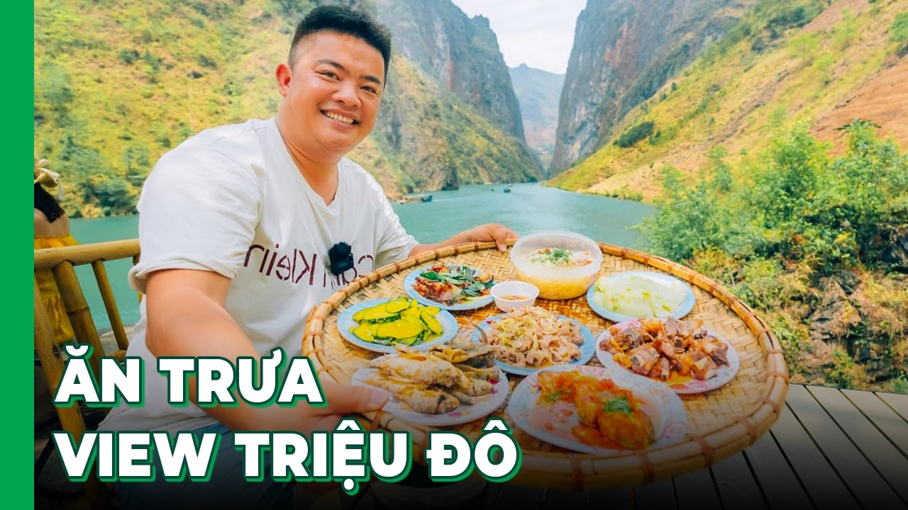 Hải SAPA TV đi chợ phiên Lũng Phìn, ăn trưa VIEW TRIỆU ĐÔ tại hẻm Tu Sản, sông Nho Quế đẹp cực phẩm