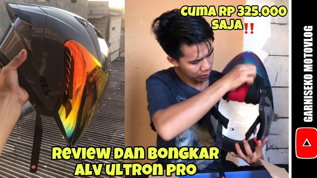 REVIEW HELM ALV ULTRON PRO dan bongkar total bagian dalam Alv ultron pro‼️helm viral tahun 2023