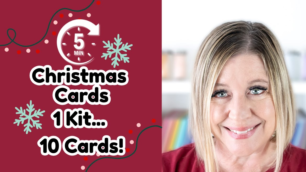 5 Minute Christmas Cards with Spellbinders Merry Moments Kit