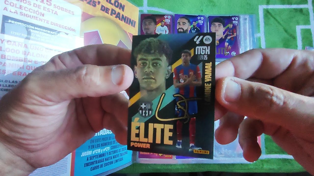 COLOCAMOS CARTAS MEGACRACK 2024-25 PANINI