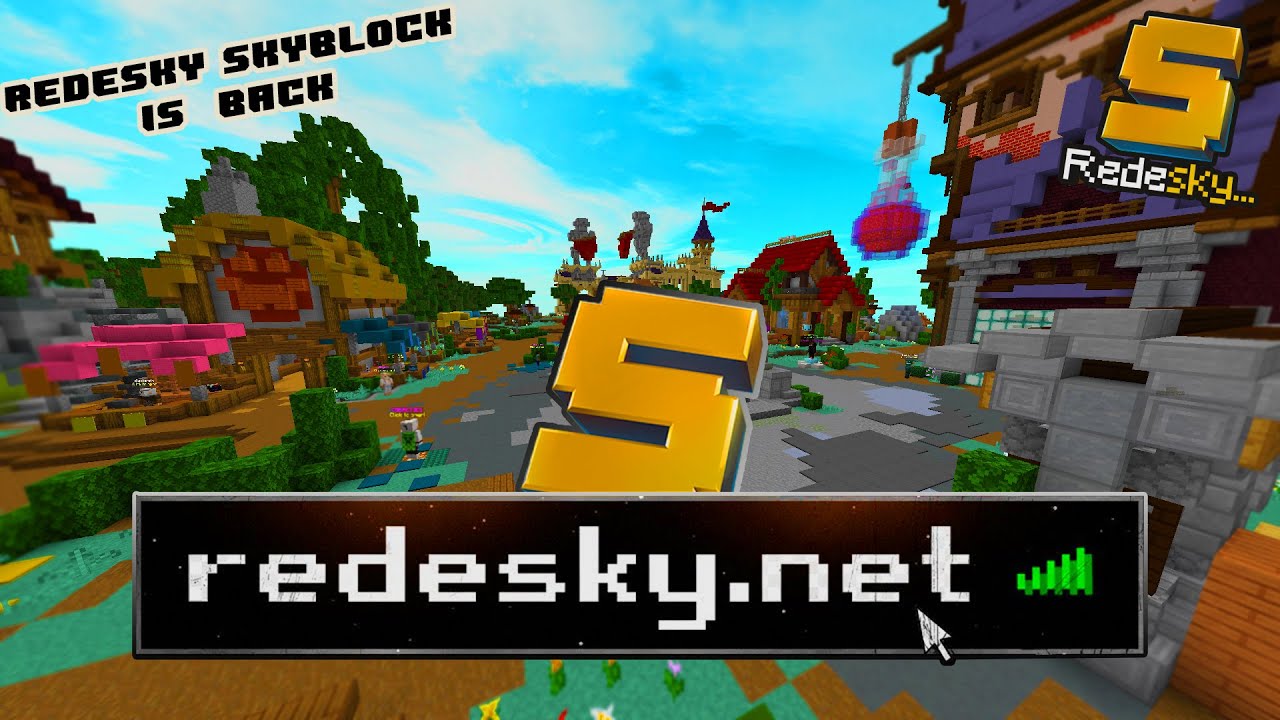 redesky skyblock is back with new updates!!! #redesky skyblcok