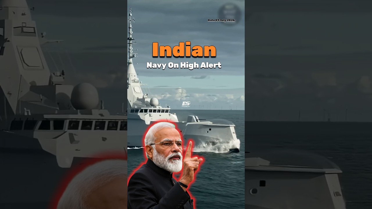 Indian Navy's Biggest Sea Alert !