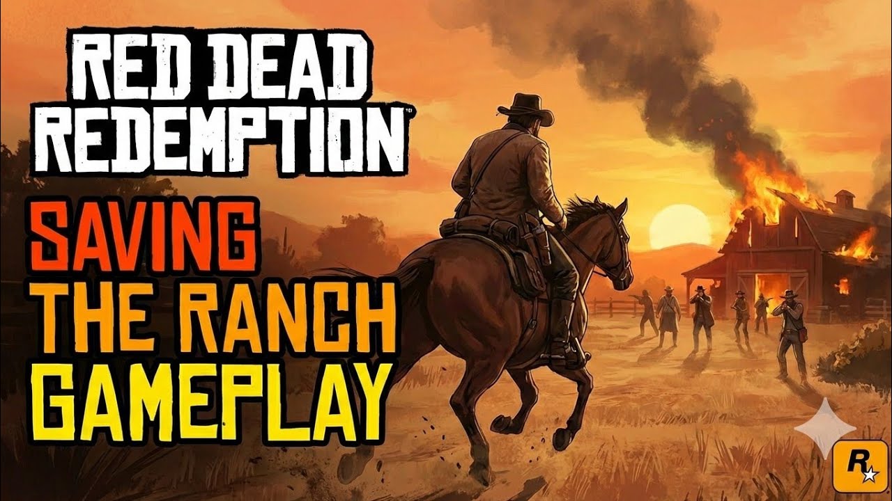 Saving the ranch from fire||Red dead redemption #subscribe #support #reddeadredemption #rdr2gameplay