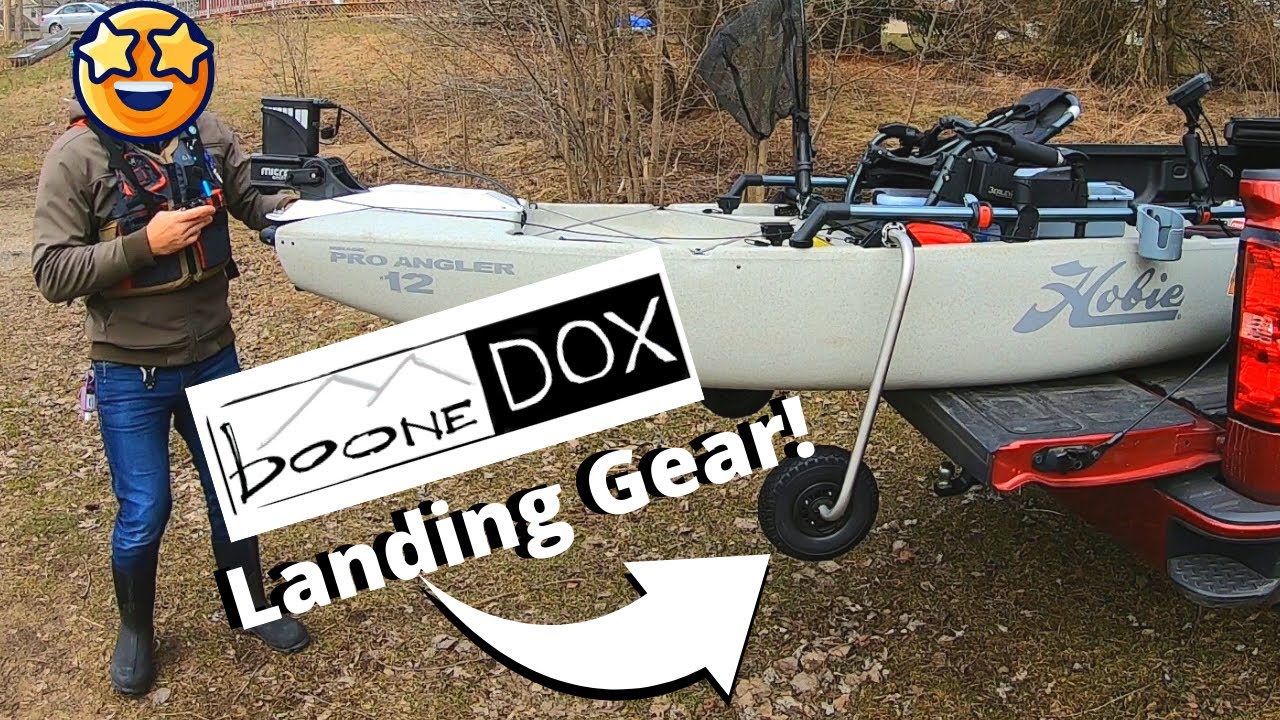 Boonedox Groovy Landing Gear Install and Review - Hobie Pro Angler