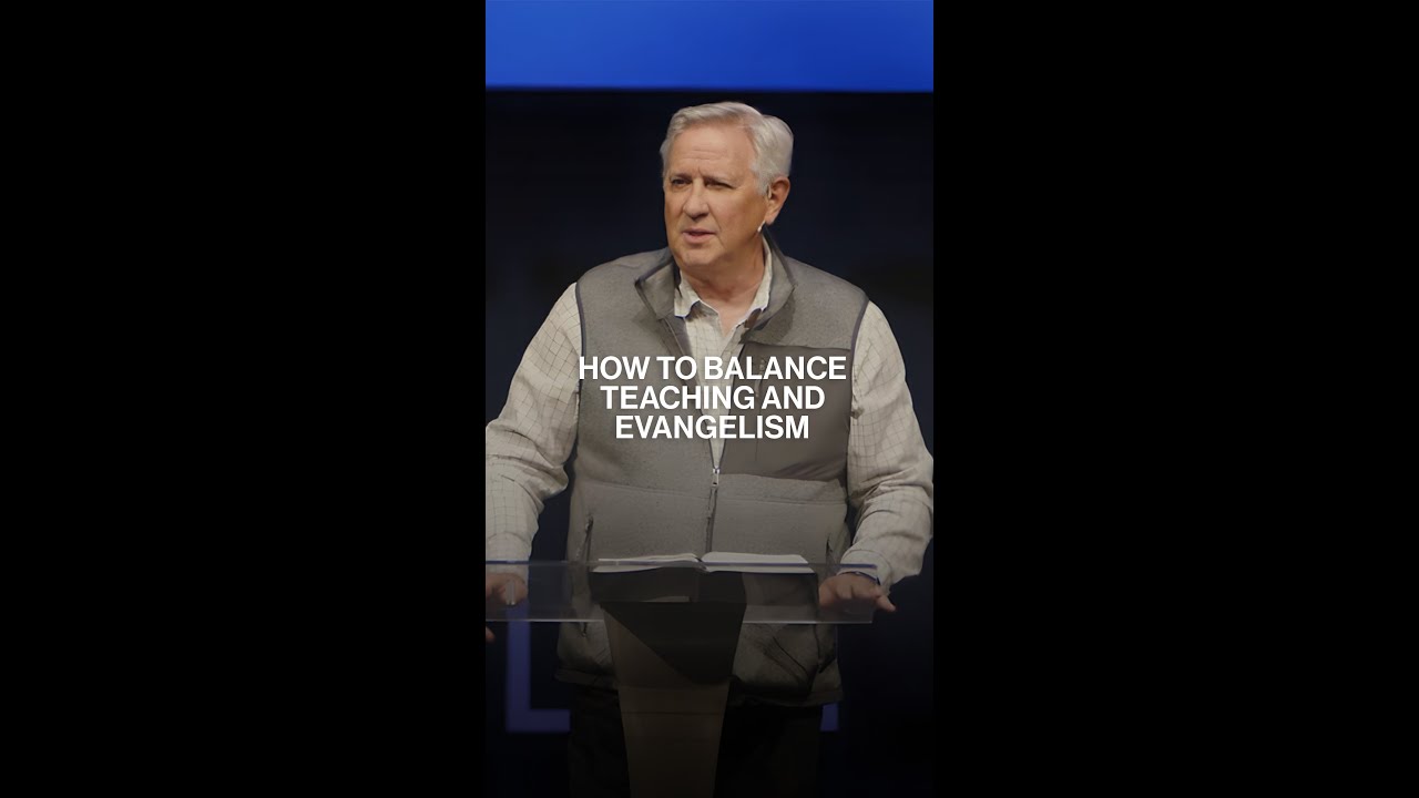 How To Balance Teaching And Evangelism #shorts