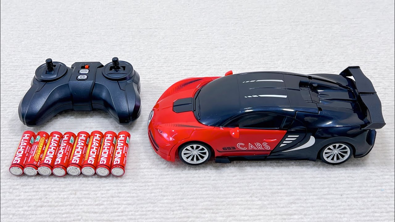 Unboxing lion dance, deformed police cars, transport vehicles, deformed cars.