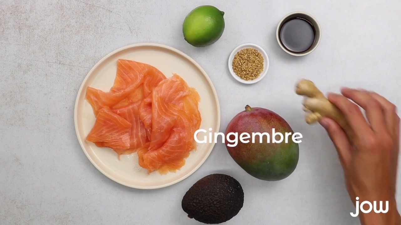 Recette Salade saumon mangue avocat