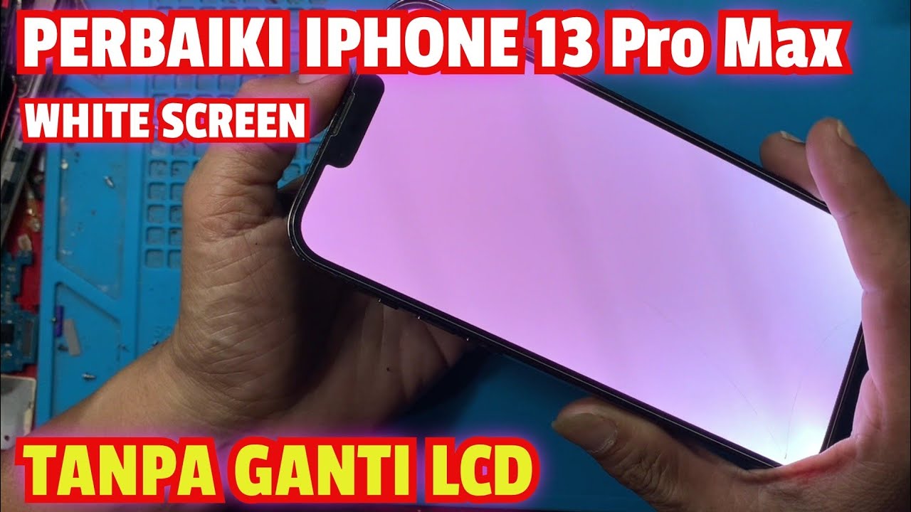 Perbaiki Iphone 13 Pro Max white screen tanpa ganti lcd