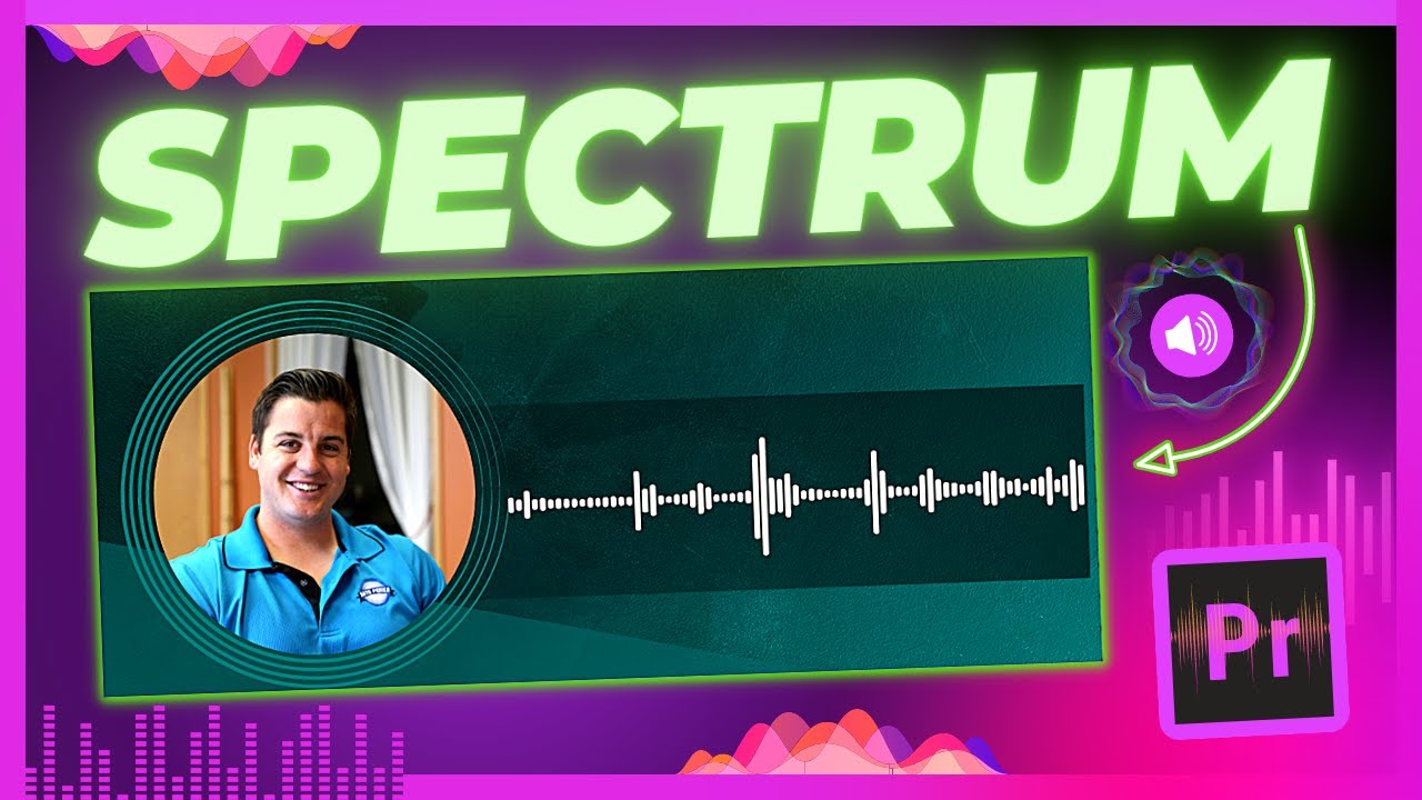 🔊ESPECTRO NO PREMIERE(FÁCIL)Como fazer ONDA de ÁUDIO no Adobe Premiere. Spectrum Áudio Premiere.