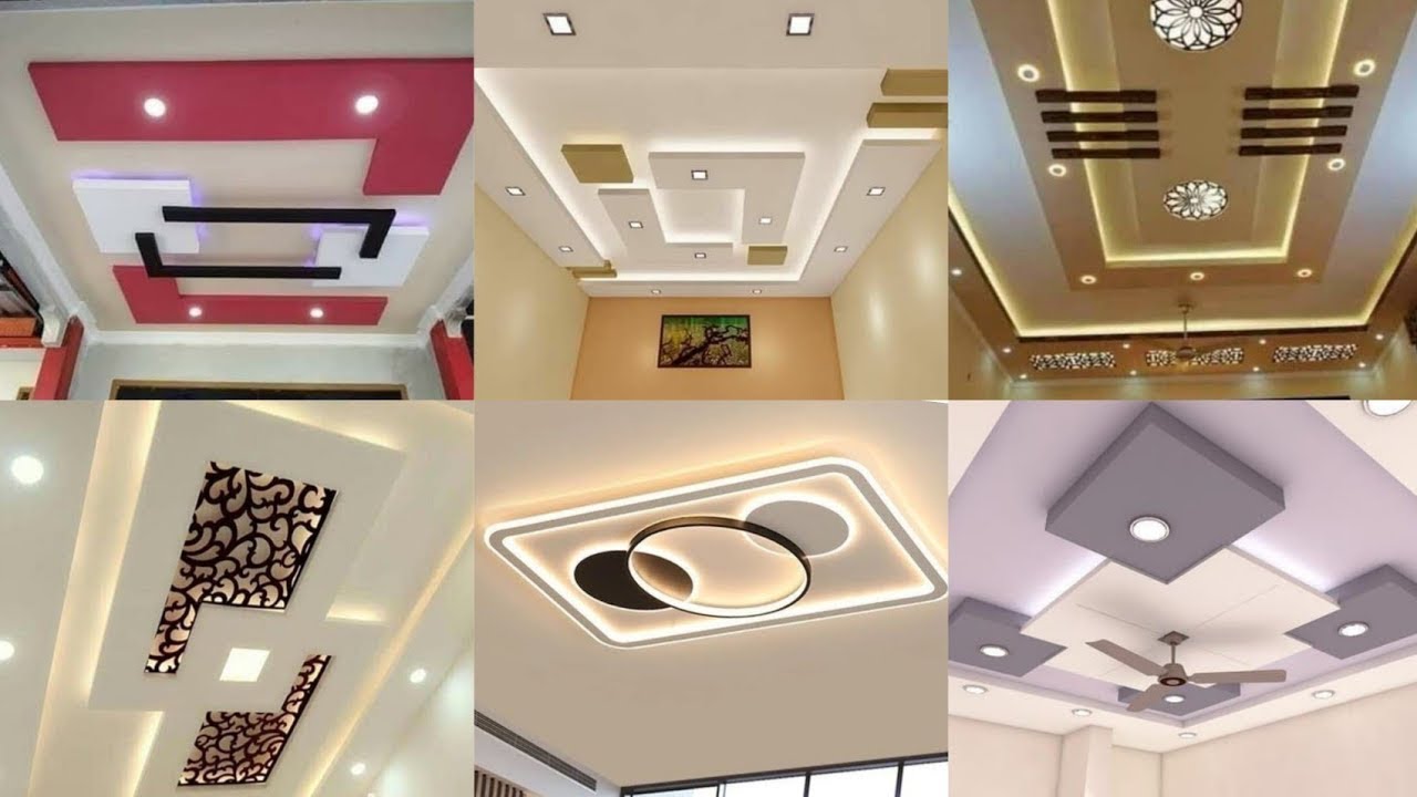 100 Lamparas de TECHO MODERNAS para Sala y Comedor y Dormitorio 2025 | Plafones de Tablaroca