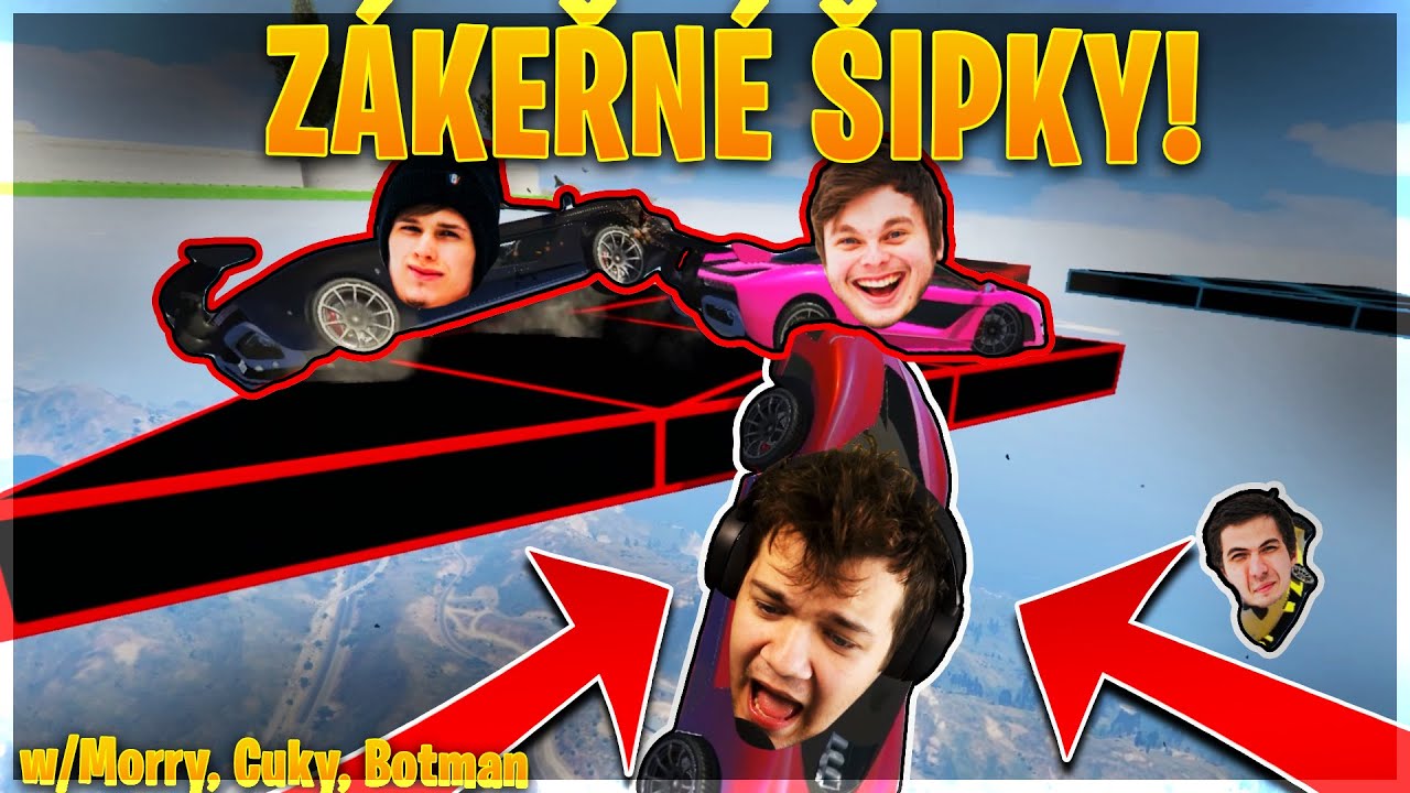 ZÁKEŘNÉ ŠIPKY VE SKILL TESTU! | GTA [MarweX&@Morryeej&@Cuky2222&@BowTeaG]