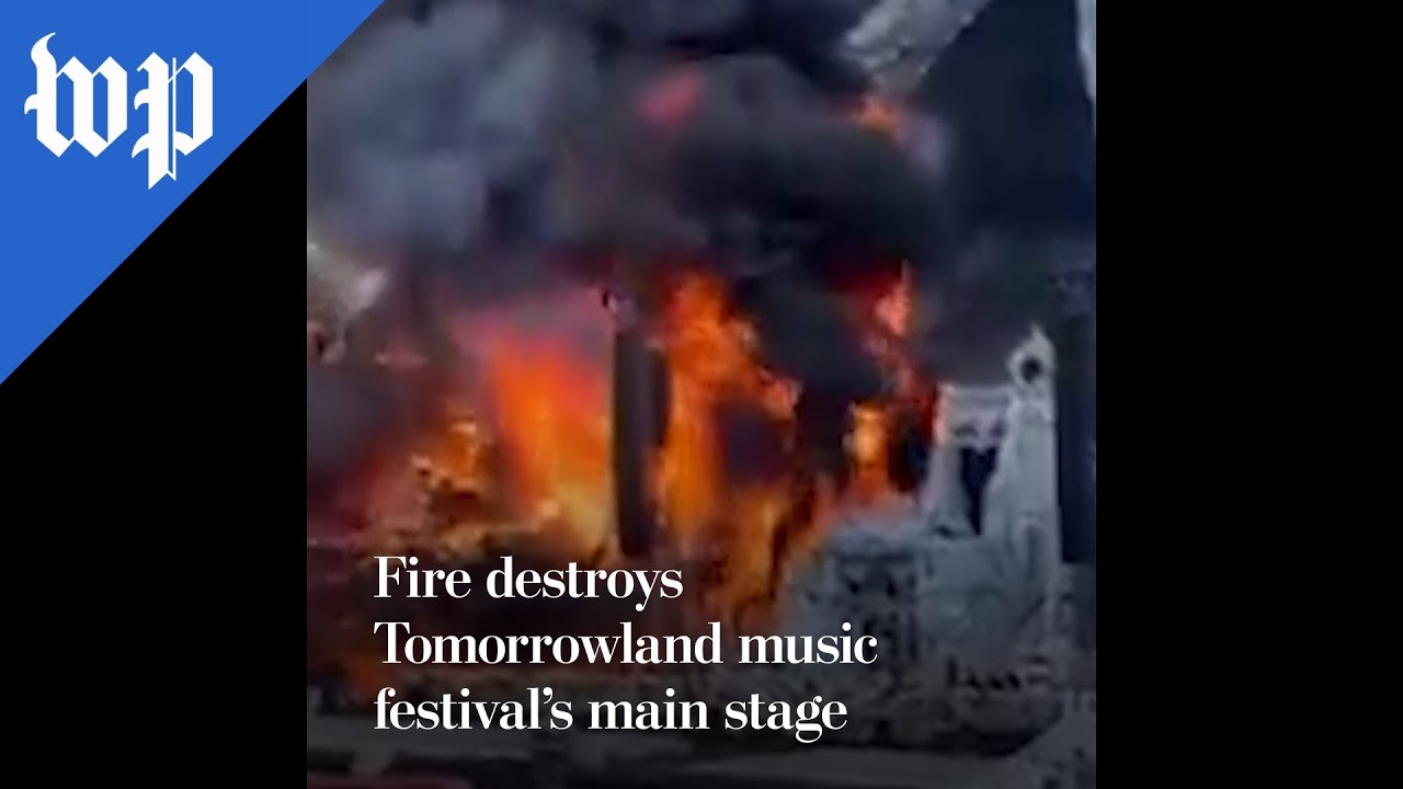 Fire destroys Tomorrowland music festival&rsquo;s main stage