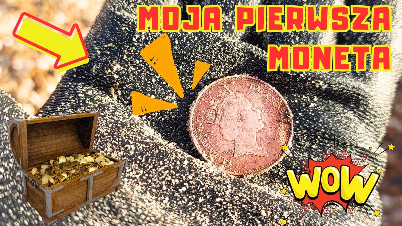 PIERWSZA MONETA! – Niesamowity Moment w Mojej Przygodzie z Wykrywaczem Metali  w UK