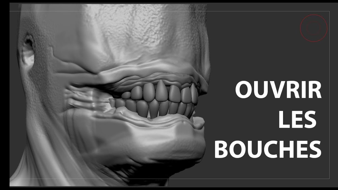 Tutoriel ZBrush : Création d’une Bouche de Monstre - Pas à Pas