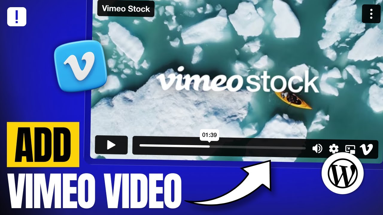 Как встроить видеоплеер Vimeo в WordPress БЕСПЛАТНО | Автовоспроизведение, циклическое управление
