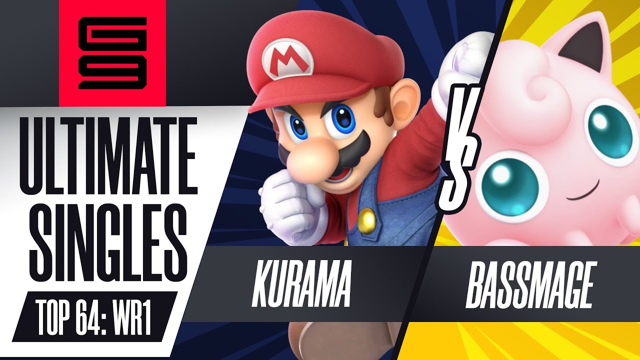 Kurama (Mario) vs BassMage (Jigglypuff) - Ultimate Singles Top 64: Winners R1 Top 64 - Genesis 9