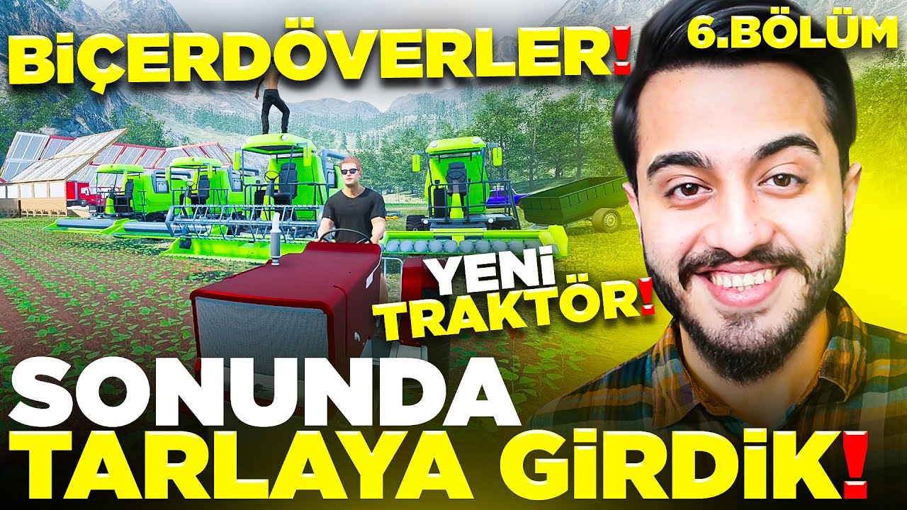SONUNDA TRAKTÖR VE BİÇERDÖVER ALIP TOHUM EKİMİ YAPTIK! Ranch Simülatör #6