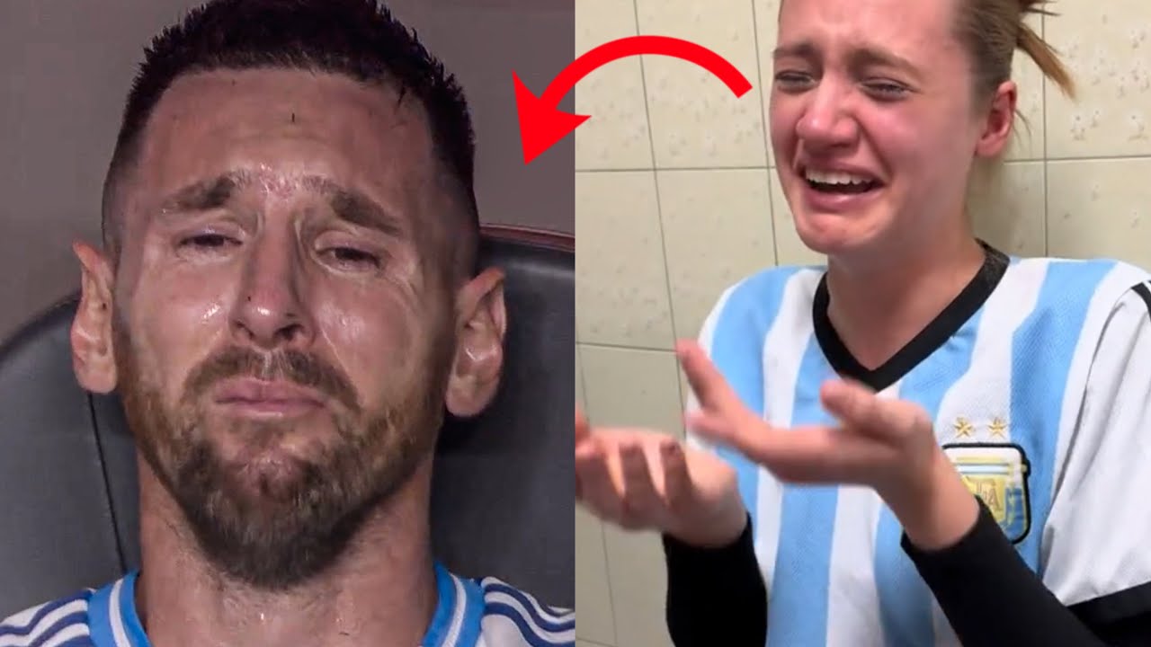 Así fue la REACCIÓN de los HINCHAS al VER LLORAR a LEO MESSI