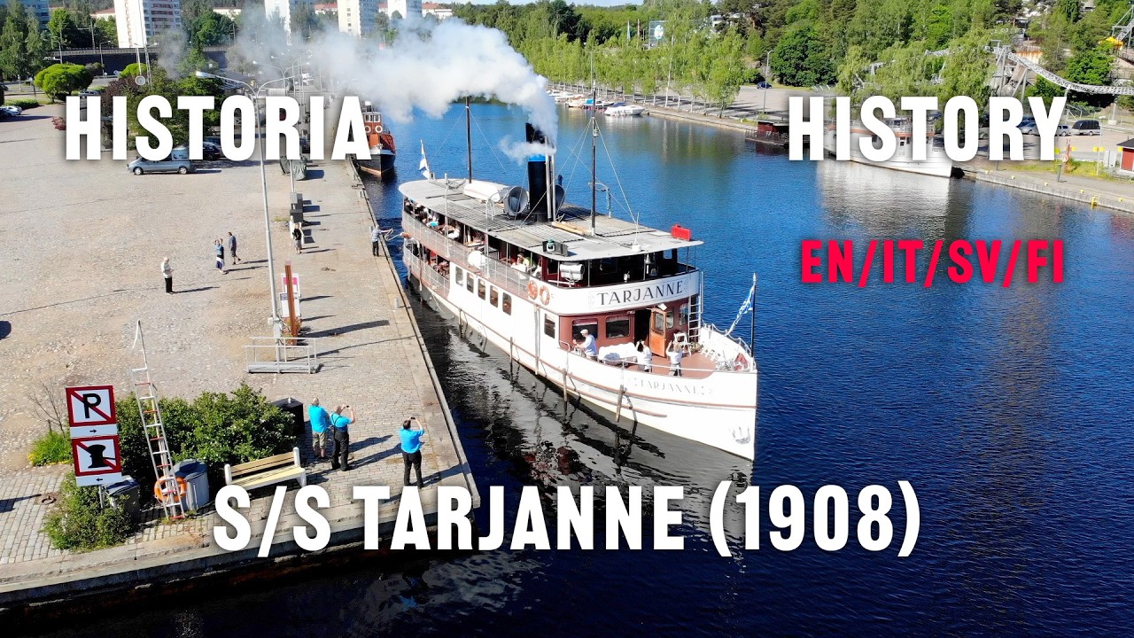 Lajinsa viimeinen – höyrylaiva Tarjanteen matkassa Runoilijan tiellä (CC in EN,SV, IT and FI)