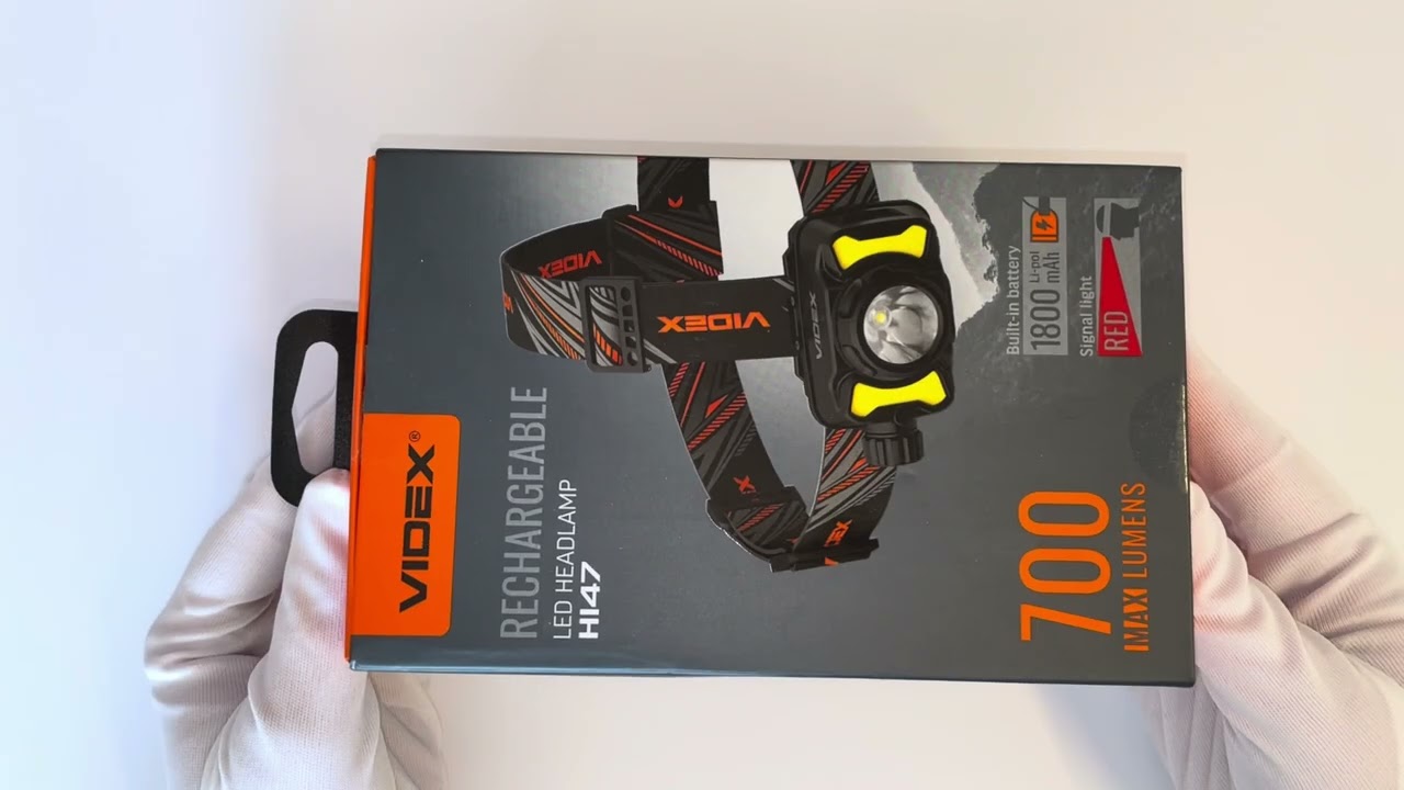 Акумуляторні ліхтарики LED Videx VLF-H189 та VLF-H147