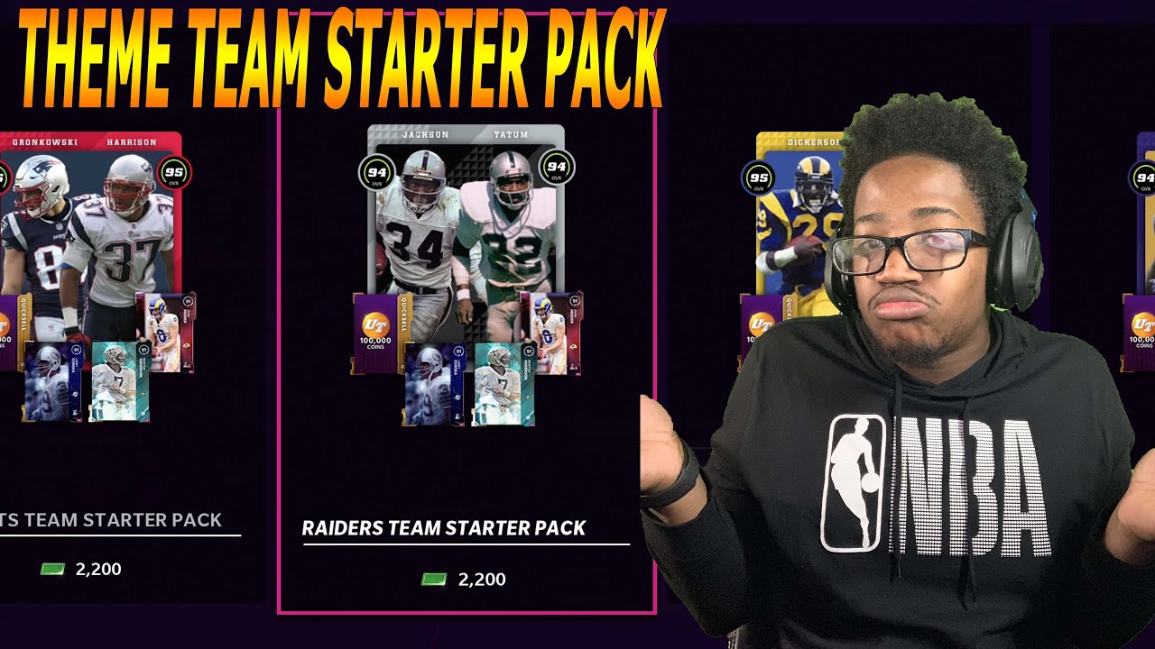 20$ THEME TEAM STARTER PACK! IS IT WORTH IT? MADDEN 22 ULTIMATE TEAM