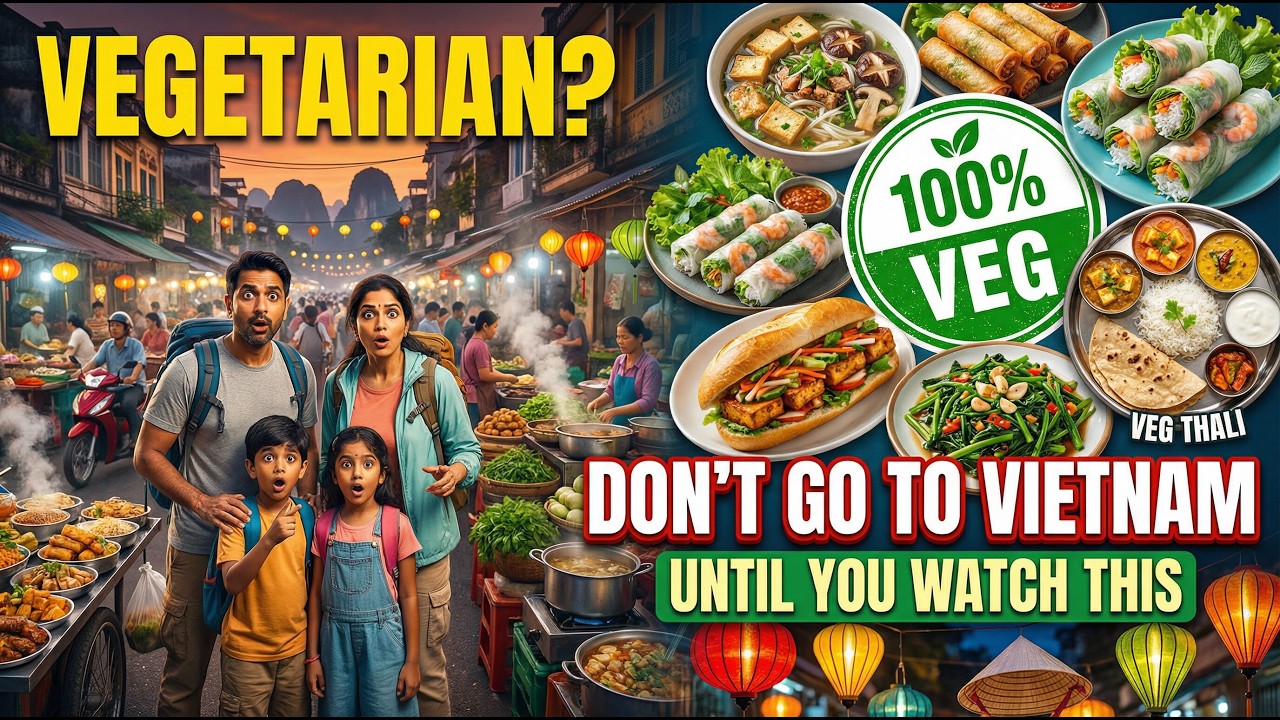 Don't Go to Vietnam Until You Watch This (Vegetarian Family Guide)! Full 7-10 Days Itinerary Inside!
