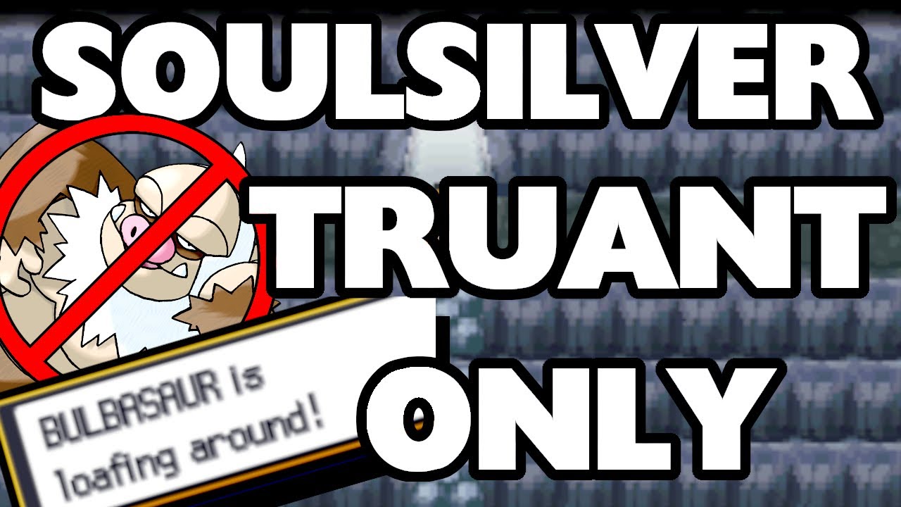 Can I Beat Pokemon SOULSILVER w/ a Team of Only TRUANT Pokemon? - No Items In Battle -
