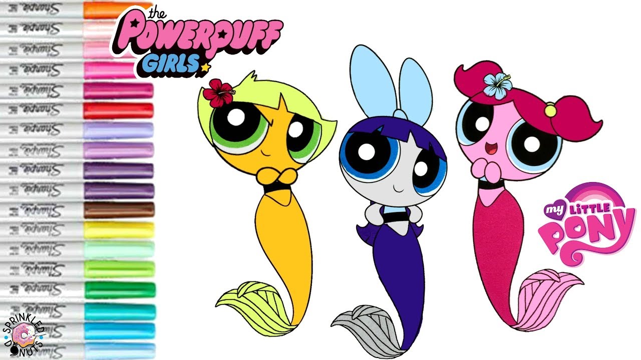 Powerpuff Girls Color Swap My Little Pony Rarity Applejack Pinkie Pie | SPRiNKLED DONUTS
