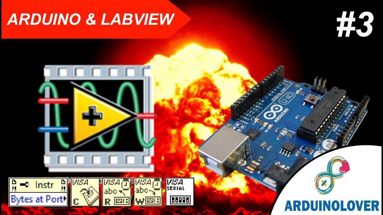 Comunicación ARDUINO y LabVIEW #3 | Entradas digitales