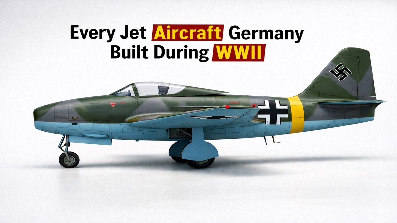 Every Jet Aircraft Germany Built During WWII