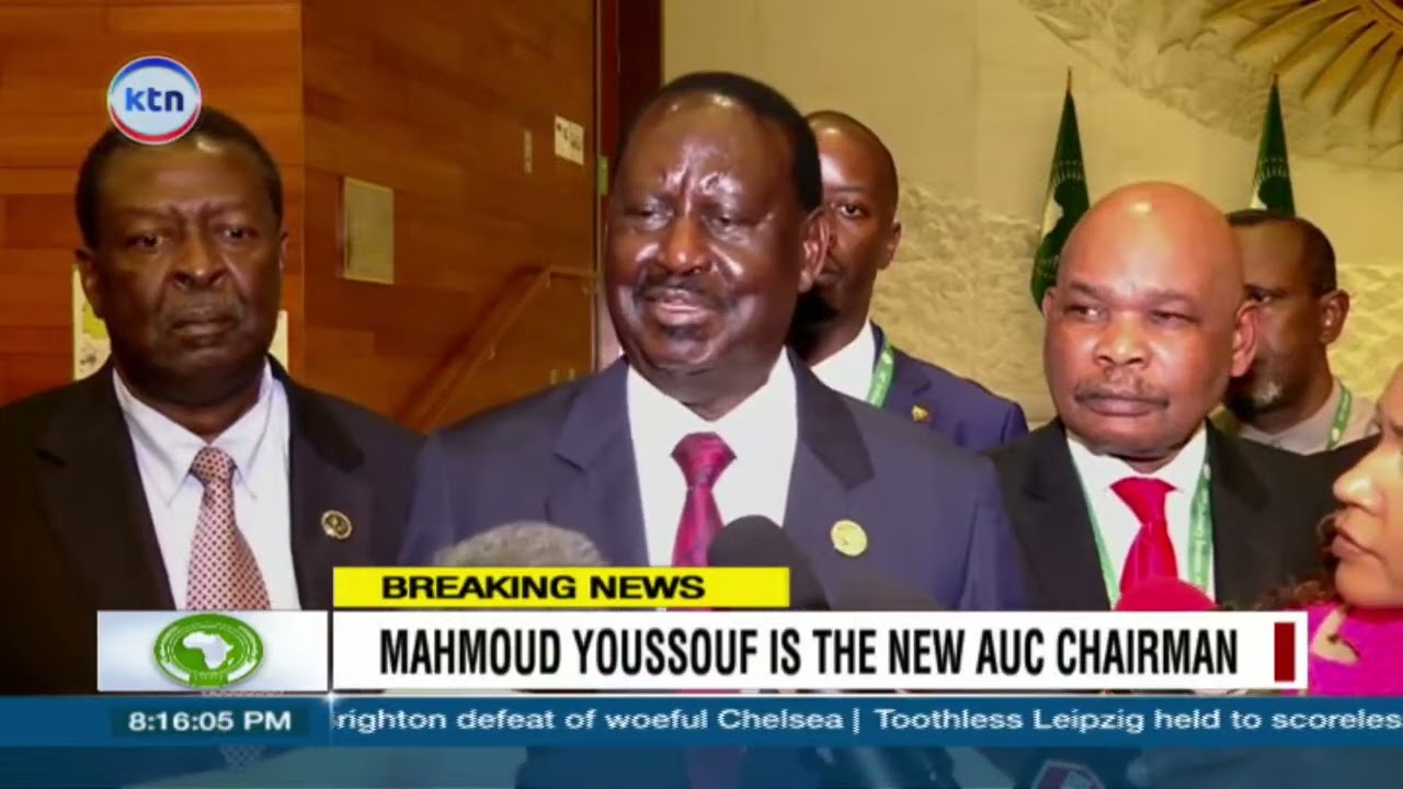 Raila speaks after losing AUC vote , congratulates Mahmoud Youssouf