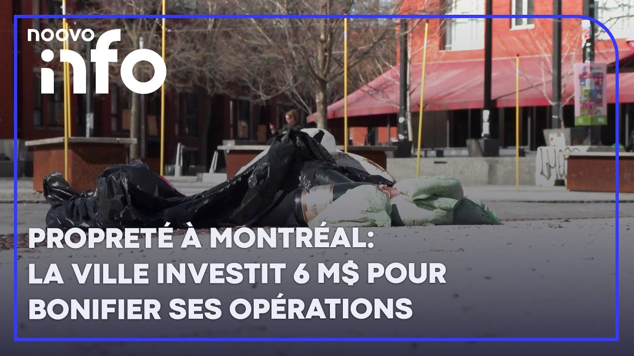 Propreté à Montréal: la Ville devance son ménage du printemps