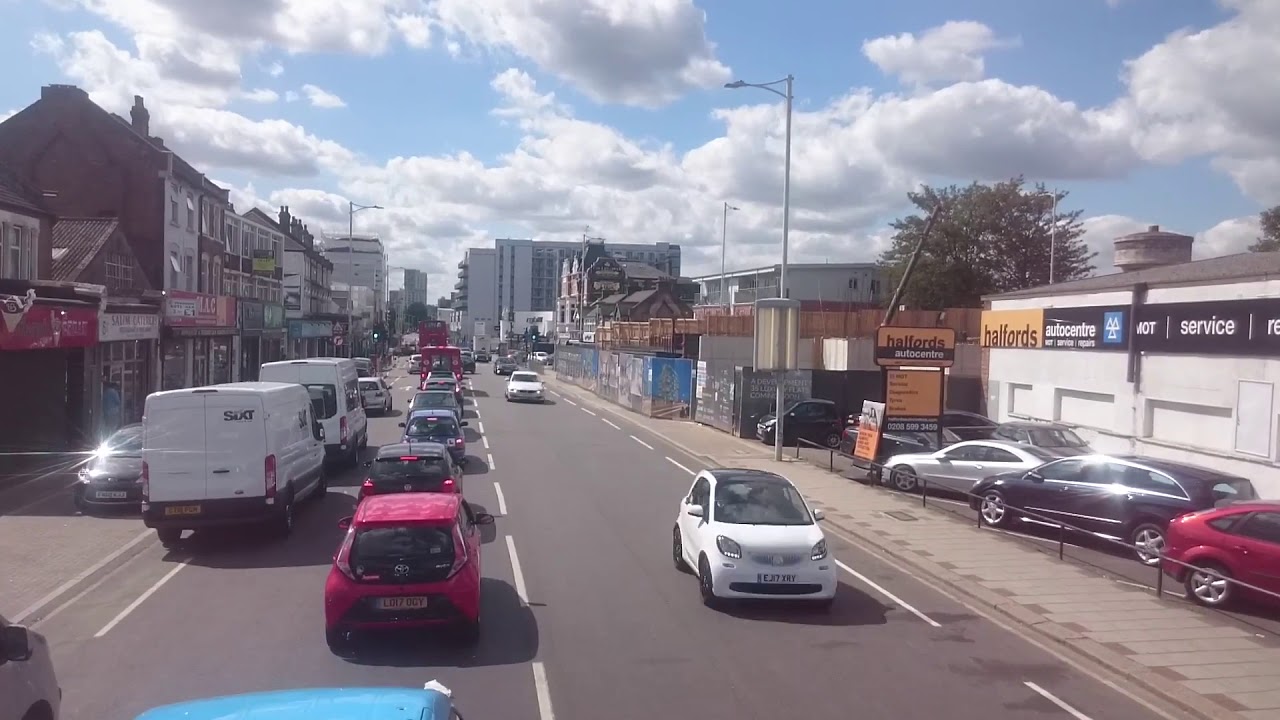 86 Bus timelapse Romford Station to Stratford