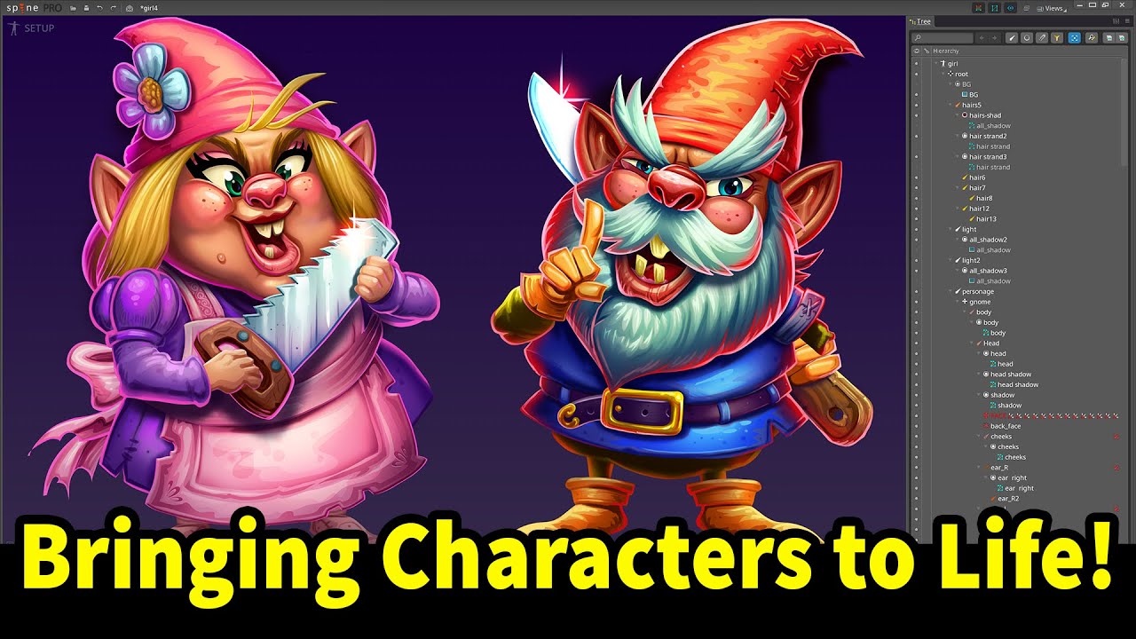 Bringing Characters to Life! Spine 2D.