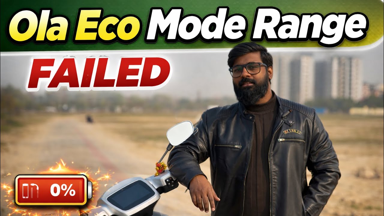 Ola S1pro Eco Mode Range Test ! Failed 😣! #olas1pro #ola 